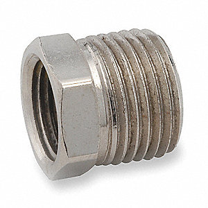 3/8X1/4 CHROME HEX BUSHING