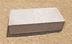 4X8X16 SOLID CONCRETE BLOCK @ (144)