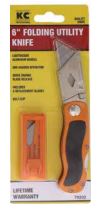 6&quot; FOLDING UTILITY KNIFE  W/REPLACEMENT BLADES
