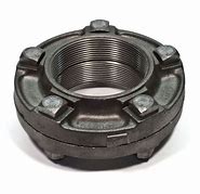 1-1/4 IPS BLACK FLANGED UNION  (CONSISTS OF 2 FLANGES, BOLTS 