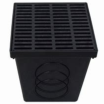 POLYLOK PL909225 12X12 CATCH BASIN W/ GRATE AND 4 SCREWS,