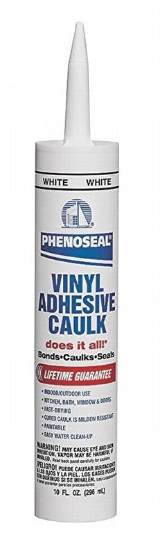 00005 PHENOSEAL WHITE GUN VINYL ADHESIVE CAULK @