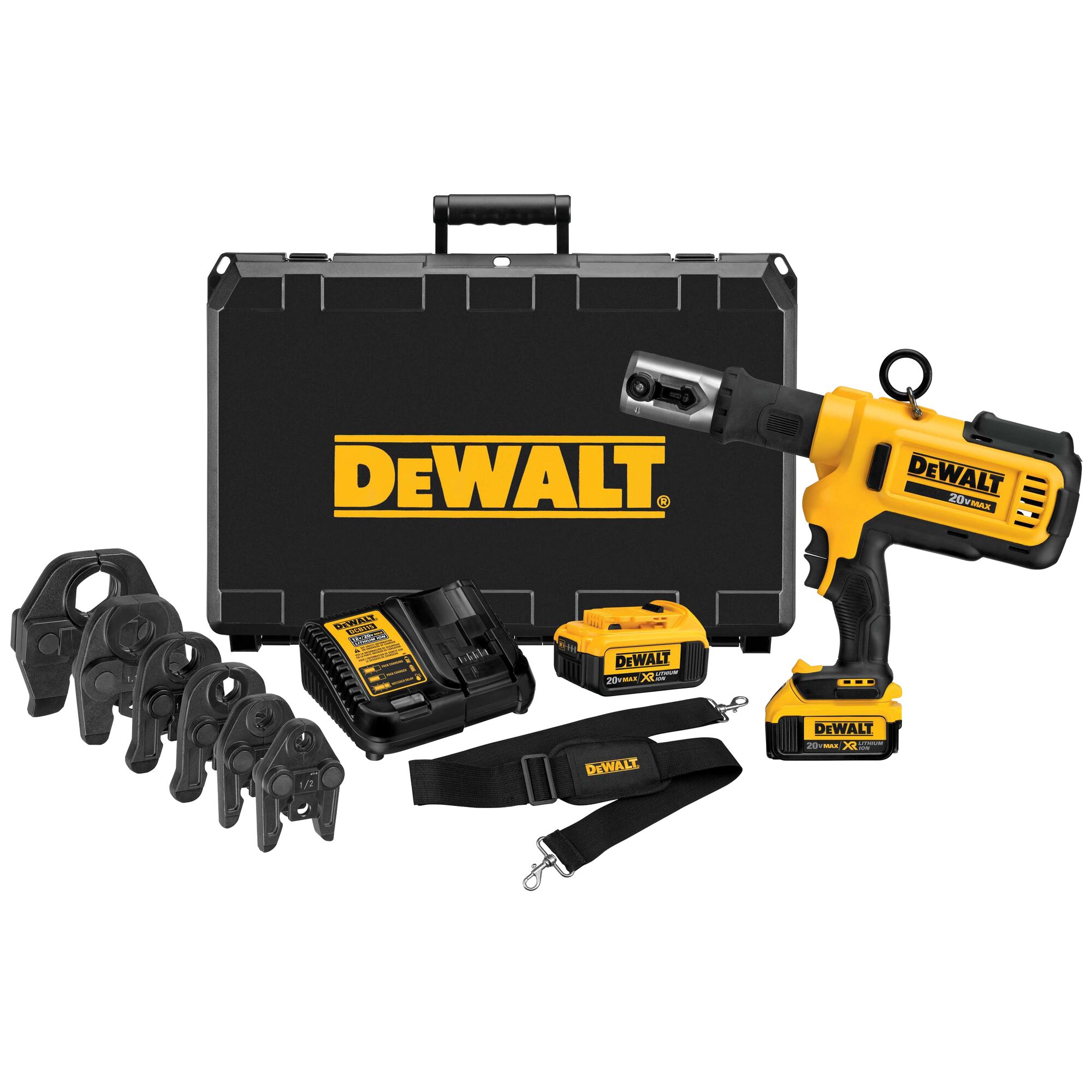 DEWALT DCE200M2K 20V MAX  CORDLESS PRESS TOOL WITH JAWS 