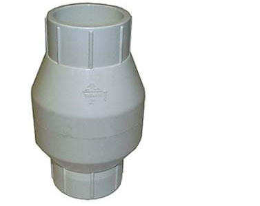 1/2 PVC CHECK VALVE (SPRING LOADED)