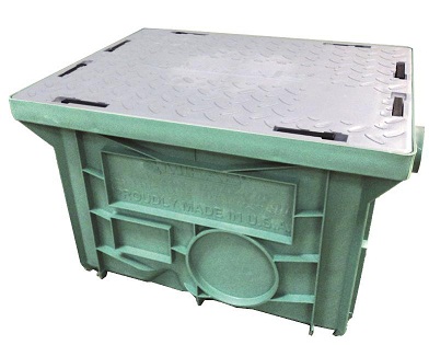 LIL15-PH HDPE PLASTIC GREASE TRAP 15GPM/30LB MIFAB