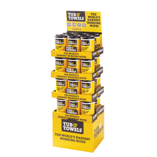 TUB O&#39; TOWELS HEAVY DUTY  CLEANING WIPES (90 PER TUB)