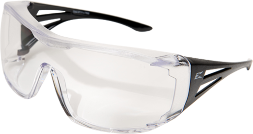 XF111-L OSSA CLEAR SAFETY GLASSES (FITS OVER